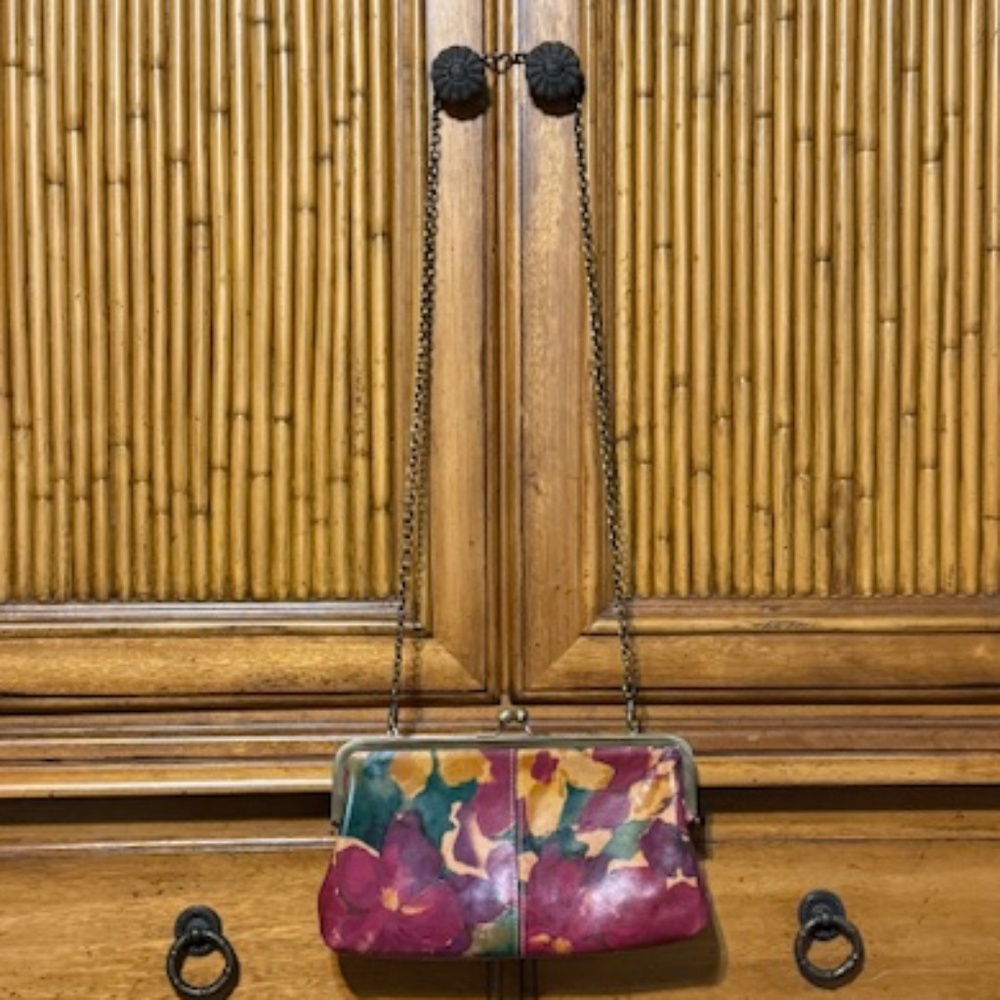 Patricia Nash floral leather purse
